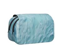 WZYCWB oceanic ripple Printing Portable Pencil Case ideal for organizing pens in the office or storing makeup brushes