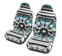 WZYCWB Octagon Building Car Seat Protectors (2 Pack), Auto Seat Covers Guard Sedan, SUV, Truck, Van, Bus & Ferry Seats