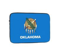 WZYCWB Oklahoma State Flag 13 inch Printed laptop sleeve for 10-17-inch laptops, perfect for business, office, school, or university use.