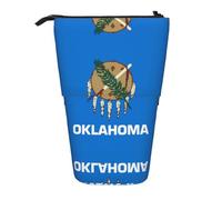 WZYCWB Oklahoma State Flag Printed Retractable Pen Holder for Dorm or Office use.