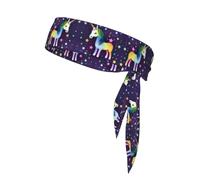 WZYCWB One-Horse Star Printed Sports Headband, Men's and Women's Headscarf for Playing Ball, Morning Jogging, Outdoor Sports