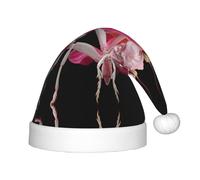 WZYCWB Orchid Praying Mantis Patterned Christmas Party Hat, Children's Class Activity Gift, Christmas Holiday Decoration Prop