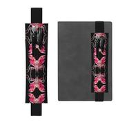 WZYCWB Orchid Praying Mantis Printed Large-Capacity PVC Pen Holder + Creative Diary Pen Bag Set with Elastic Band Anti-Slip Design