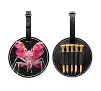WZYCWB Orchid Praying Mantis Special Printed Golf tee Storage Bag - Portable Hanging Buckle Design