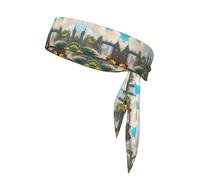 WZYCWB Outside The Castle Gate Printed Sports Headband, Men's and Women's Headscarf for Playing Ball, Morning Jogging, Outdoor Sports