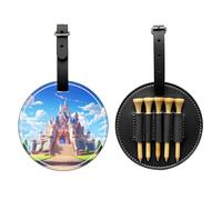 WZYCWB Outside The Castle Special Printed Golf tee Storage Bag - Portable Hanging Buckle Design