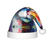WZYCWB Painted Cats Patterned Christmas Party Hat, Children's Class Activity Gift, Christmas Holiday Decoration Prop