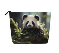 WZYCWB Panda cubs in the forest Patterned cosmetic bag, travel cosmetic bag, multifunctional storage bag, storage for daily necessities