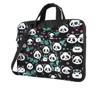 WZYCWB Panda cute face 13 inch Print Laptop Crossbody Bag/Briefcase, Suitable for Daily Office Use and Business Travel
