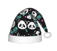 WZYCWB Panda cute face Print Christmas Party Hat, Children's Class Activity Gift, Christmas Holiday Decoration Prop