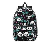 WZYCWB Panda cute face Printed backpack with pockets - suitable for work, business trips, travel, sports
