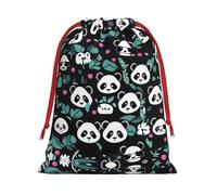 WZYCWB Panda cute face S Printed Gift Bags - Perfect for Weddings, Christmas, Birthdays, and Parties - S - L