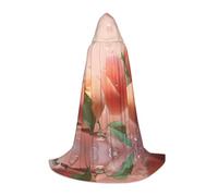 WZYCWB Peaches in water S Patterned Hooded Cape Cosplay Costume - Holiday Party Costume Props