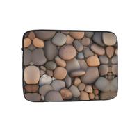 WZYCWB Pebbles in the beach 13 inch Printed laptop sleeve for 10-17-inch laptops, perfect for business, office, school, or university use.