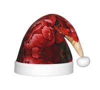 WZYCWB peony bush Print Christmas Party Hat, Children's Class Activity Gift, Christmas Holiday Decoration Prop