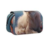 WZYCWB pet dog Printing Portable Pencil Case ideal for organizing pens in the office or storing makeup brushes