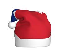 WZYCWB Philippine flag Adult Christmas hat, unisex, Santa Claus, Christmas, Halloween, holiday party adult plush Christmas hat