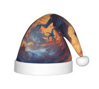 WZYCWB Phoenix Nirvana Patterns Fun Christmas Party Hat, Class Party Activity Holiday Christmas Decoration Hat
