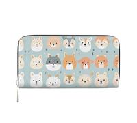 WZYCWB pictorial avatar Printed zippered wallet perfect for travel, business, and everyday wear. Holds cell phones and cash.