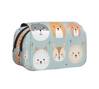 WZYCWB pictorial avatar Printing Portable Pencil Case ideal for organizing pens in the office or storing makeup brushes