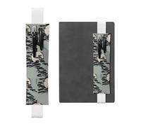 WZYCWB Pine tree under the moon Leather pen holder bookmarks, adjustable diary bookmarks, perfect as back-to-school or Christmas gifts,
