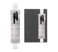 WZYCWB Pink clouds Adjustable Journal Bookmark, Leather Pen Holder Bookmark, Perfect for Back to School Christmas Gift Bookmark Leather Pen Holder,