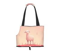 WZYCWB Pink Sheep Lightweight travel bag for cats & breathable small dog shoulder bag for easy portability