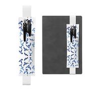 WZYCWB Pixel Pigeon Swarm Adjustable Journal Bookmark, Leather Pen Holder Bookmark, Perfect for Back to School Christmas Gift Bookmark Leather Pen Holder,