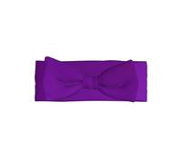 WZYCWB Plain Dark Purple Bow Headband Kids Hair Accessories 0-6 Months Hair Bows for Newborn Infant Toddler