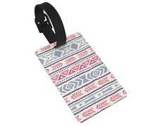 WZYCWB Plain Geometric Floral Pattern Pattern Luggage Tags - Airplane Travel Accessories, Backpack and Luggage Tags