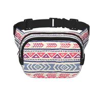 WZYCWB Plain Geometric Floral Pattern Sports Waist Bag, Trendy and Fashionable Crossbody Bag, Lightweight Travel Small Bag