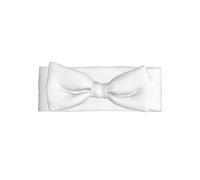 WZYCWB Plain White Bow Headband Kids Hair Accessories 0-6 Months Hair Bows for Newborn Infant Toddler
