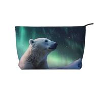 WZYCWB Polar Bear in The Snow Patterned Toiletry Storage Bag, Essential for organizing Cosmetics and Skincare Products.