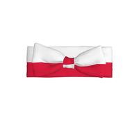WZYCWB Polish Flag Baby Bow Headband Girls Elastic Bow Hair Accessories Headband Suitable for Babies 0-6 Months Very Meaningful Gift