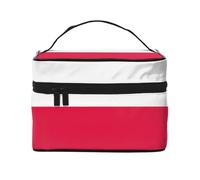 WZYCWB Polish flag Large cosmetic bag for women, portable large capacity cosmetic bag, travel cosmetic bag storage bag for girls, Black, One Size, Black, One Size