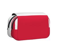 WZYCWB Polish flag Patterned Portable Pencil Case ideal for organizing pens in the office or storing makeup brushes