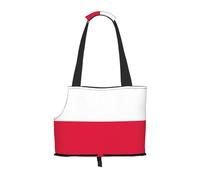 WZYCWB Polish flag Printed Pet Shoulder Bag - Lightweight, Breathable Travel Small Pet Shoulder Bag