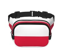 WZYCWB Polish Flag Sports Waist Bag, Trendy and Fashionable Crossbody Bag, Lightweight Travel Small Bag
