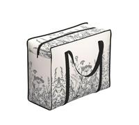 WZYCWB Portable Storage Bag, One Size, Black, Polyester with Vinyl Lining, Zippered, 40 x 53 x 23 cm, Foldable Lightweight Large Capacity