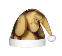 WZYCWB Potato cubes Patterned Christmas Hats for Kids, Cute Pointed Hats, Christmas Party Decorations and Gifts for Family Gatherings
