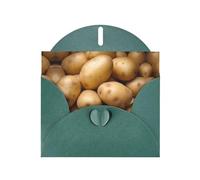 WZYCWB potato Dark Green Printed Christmas cards, wedding invitations, exquisite envelope cards