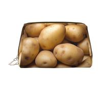 WZYCWB Potato Patterned Leather Cosmetic Bag - Perfect for Carry-On or Home Organization