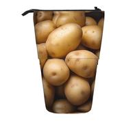WZYCWB Potato Printed Retractable Pen Holder Suitable for use as a Simple Cosmetic Bag, Wallet, etc.