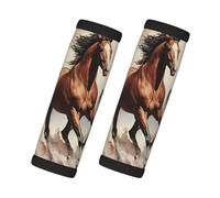 WZYCWB Prancing Brown Horse Stylish Patterned Luggage Trolley Cover - Super Soft Grip Cover