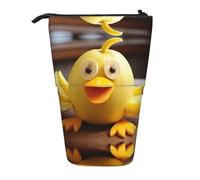 WZYCWB Pretty Ducklings Retractable Storage Container for Pen Holders, Makeup Brush Holders, or Coin Drawstring Bags.