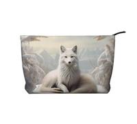 WZYCWB Quiet Fox Printed Cosmetic Storage Bag, Perfect for Business Trips and Travel.