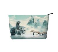 WZYCWB Quiet Landscape Patterned Toiletry Storage Bag, Essential for organizing Cosmetics and Skincare Products.