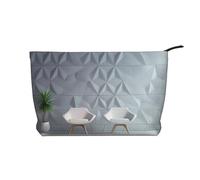 WZYCWB Quiet Space Patterned Toiletry Storage Bag, Essential for organizing Cosmetics and Skincare Products.