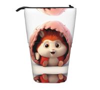 WZYCWB Rabbit Eggshell Modeling Retractable Storage Container for Pen Holders, Makeup Brush Holders, or Coin Drawstring Bags.