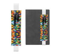 WZYCWB Rainbow Fish Scale Diary pencil pouches, PVC pen holders and pen holders with elastic bands, and bookmarks are the best gift choices., White, One Size